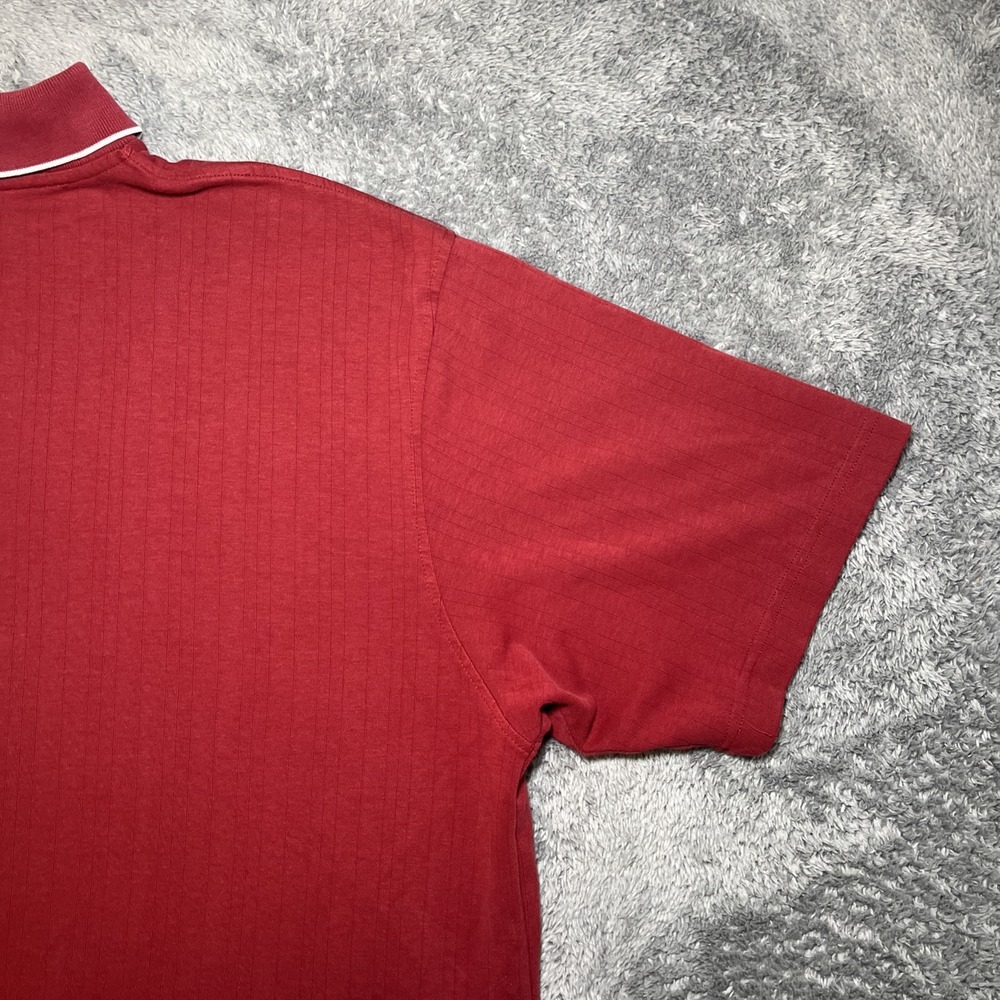Vintage Coca-Cola Employee Embroidered Short Sleeve Red Polo Shirt Men's SZ XL - Picture 15 of 16